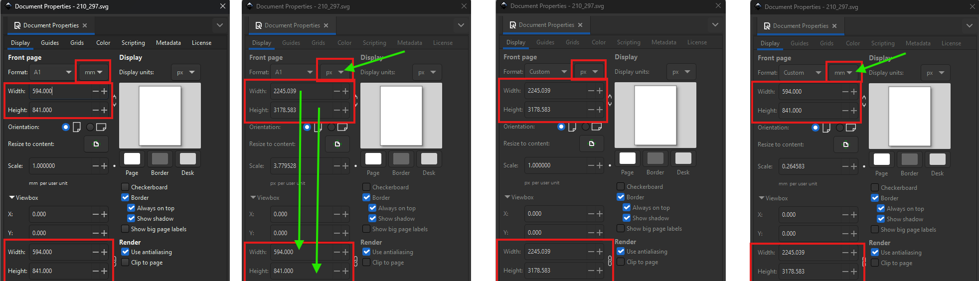 Setting Viewbox Width and Height via Inkscape