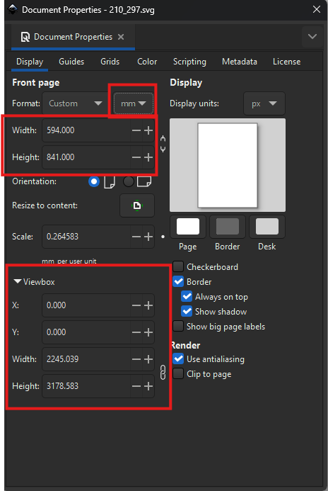 Setting Viewbox Width and Height