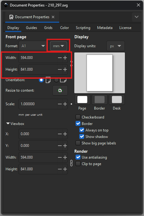 Setting SVG Width and Height